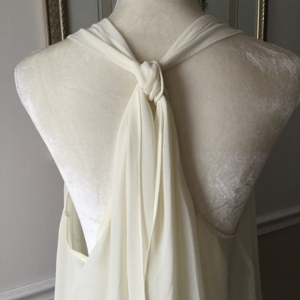 Sheer Sequin Tank W/Split Panel Back - image 5